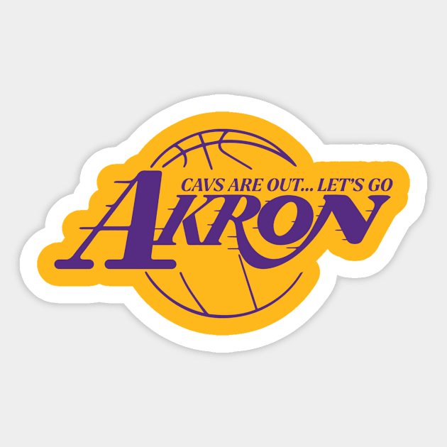 akron lakers Sticker by SBSTN